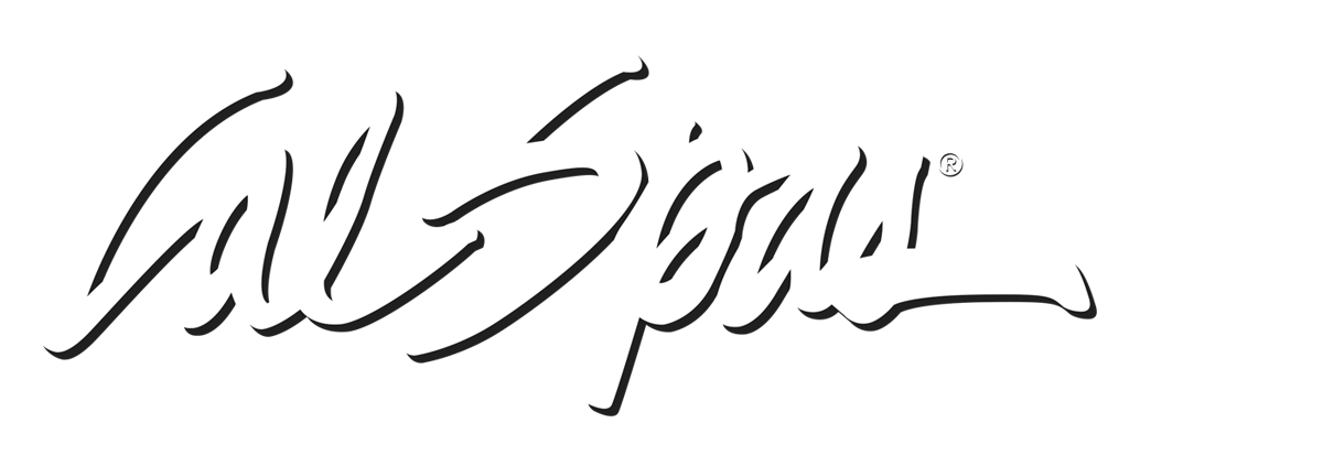 Calspas White logo hot tubs spas for sale Meridian